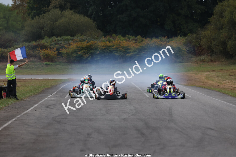 Diego MARRACO GRACIA, German KOZUSEV, Lola CHABOCHE — 04/10/2026 : 5ème manche du Trophée Ufolep Karting Nouvelle Aquitaine à Lescar (Photos Stéphane Agnus) 2026 — karting