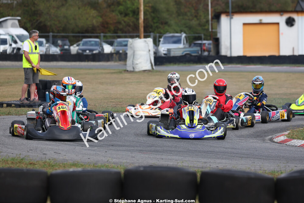 German KOZUSEV, Lola CHABOCHE, Mathéo ROUX — 04/10/2026 : 5ème manche du Trophée Ufolep Karting Nouvelle Aquitaine à Lescar (Photos Stéphane Agnus) 2026 — karting
