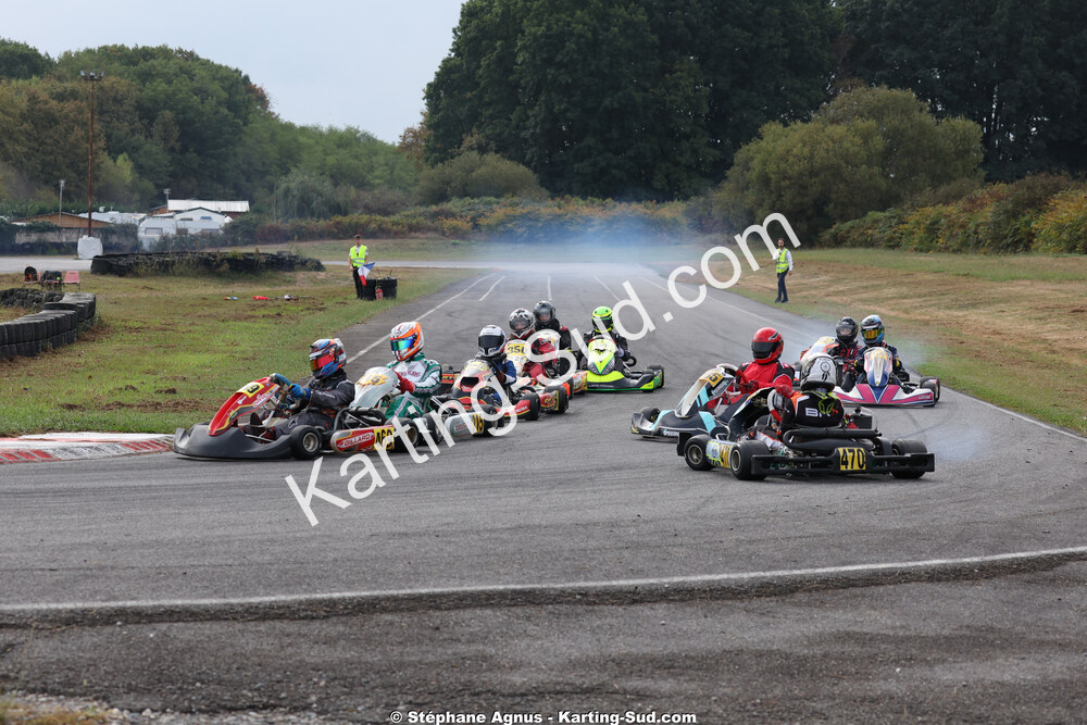 Diego MARRACO GRACIA, German KOZUSEV, Lola CHABOCHE et 1 autre — 04/10/2026 : 5ème manche du Trophée Ufolep Karting Nouvelle Aquitaine à Lescar (Photos Stéphane Agnus) 2026 — karting