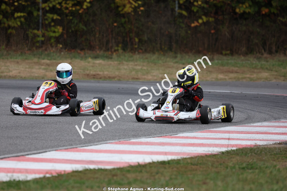 Achille DE OLIVEIRA, Gabriel LONGEAGNE — 04/10/2026 : 5ème manche du Trophée Ufolep Karting Nouvelle Aquitaine à Lescar (Photos Stéphane Agnus) 2026 — karting