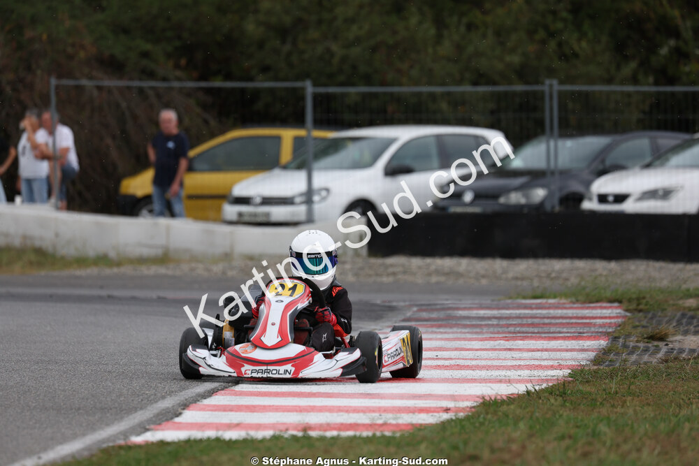 Gabriel LONGEAGNE — 04/10/2026 : 5ème manche du Trophée Ufolep Karting Nouvelle Aquitaine à Lescar (Photos Stéphane Agnus) 2026 — karting