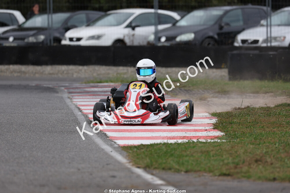 Gabriel LONGEAGNE — 04/10/2026 : 5ème manche du Trophée Ufolep Karting Nouvelle Aquitaine à Lescar (Photos Stéphane Agnus) 2026 — karting