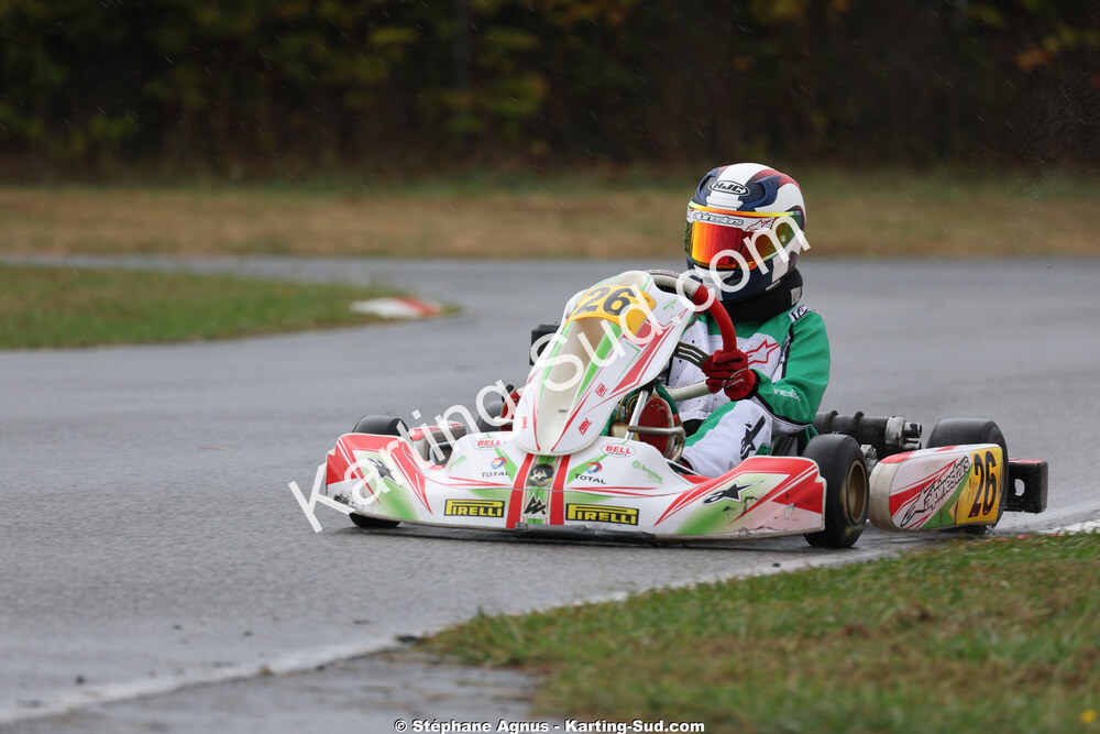 Romain GUILBERT — 04/10/2026 : 5ème manche du Trophée Ufolep Karting Nouvelle Aquitaine à Lescar (Photos Stéphane Agnus) 2026 — karting