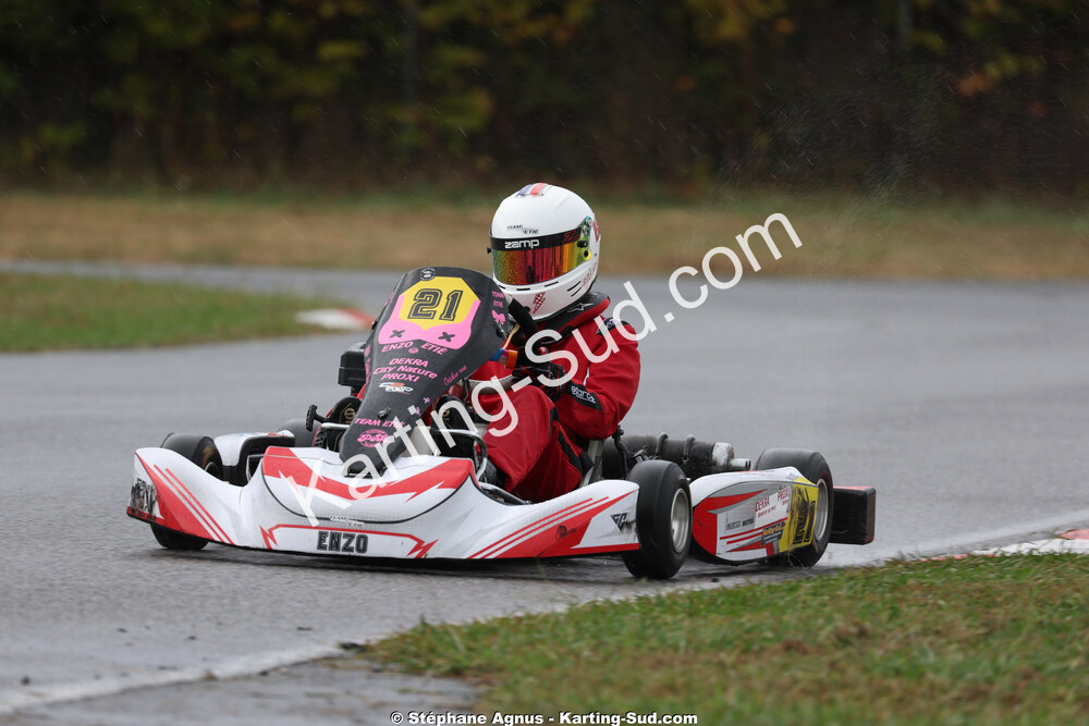 Enzo ETIE — 04/10/2026 : 5ème manche du Trophée Ufolep Karting Nouvelle Aquitaine à Lescar (Photos Stéphane Agnus) 2026 — karting