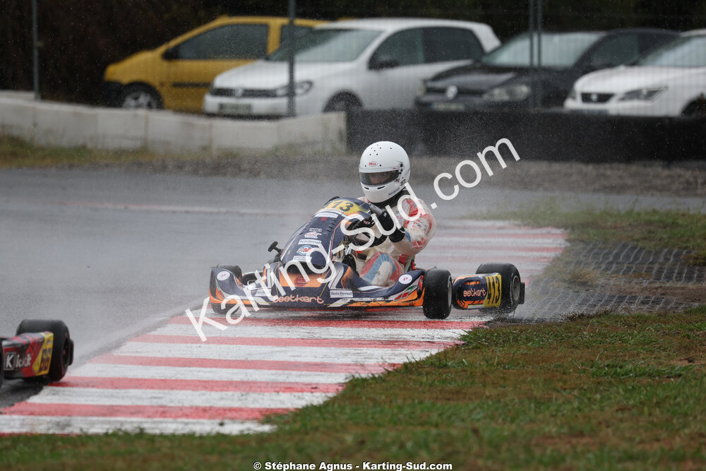 Baptiste STEFANAZZI — 04/10/2026 : 5ème manche du Trophée Ufolep Karting Nouvelle Aquitaine à Lescar (Photos Stéphane Agnus) 2026 — karting