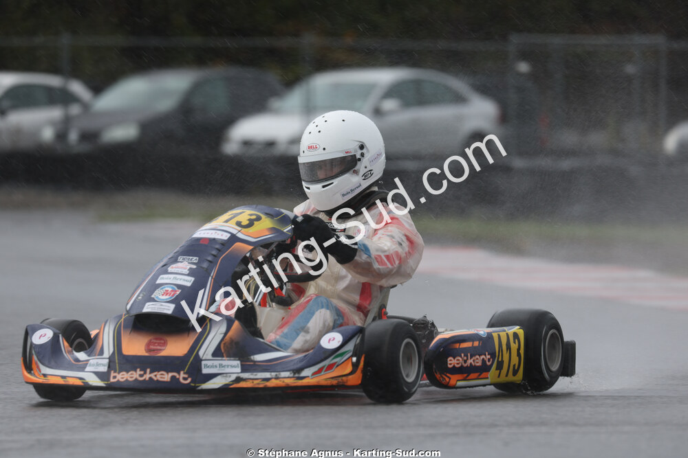 Baptiste STEFANAZZI — 04/10/2026 : 5ème manche du Trophée Ufolep Karting Nouvelle Aquitaine à Lescar (Photos Stéphane Agnus) 2026 — karting