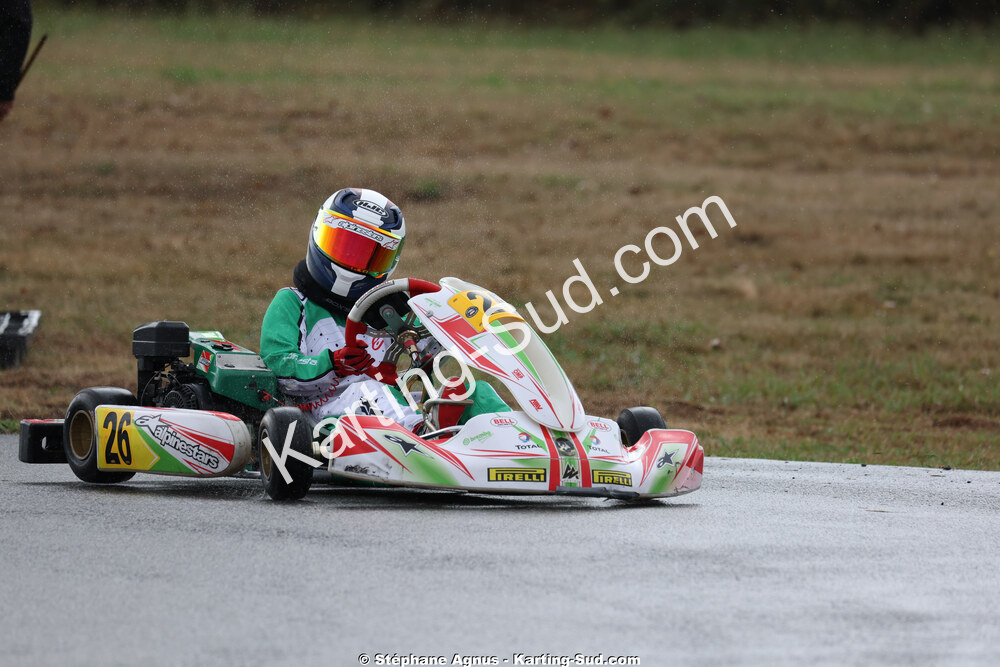 Romain GUILBERT — 04/10/2026 : 5ème manche du Trophée Ufolep Karting Nouvelle Aquitaine à Lescar (Photos Stéphane Agnus) 2026 — karting