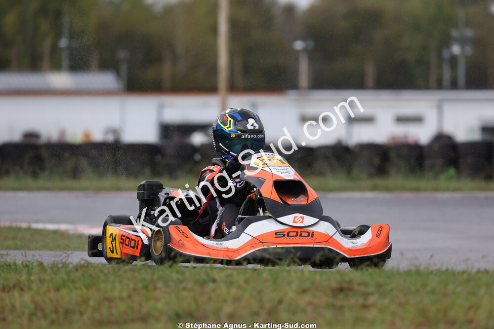 Mathis PANDELES — 04/10/2026 : 5ème manche du Trophée Ufolep Karting Nouvelle Aquitaine à Lescar (Photos Stéphane Agnus) 2026 — karting