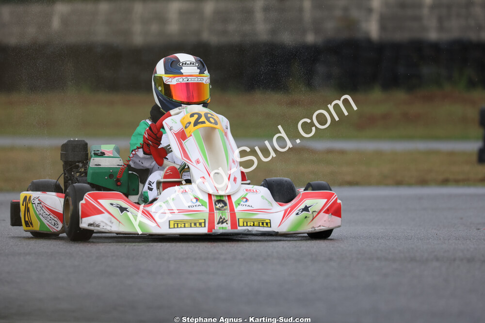 Romain GUILBERT — 04/10/2026 : 5ème manche du Trophée Ufolep Karting Nouvelle Aquitaine à Lescar (Photos Stéphane Agnus) 2026 — karting