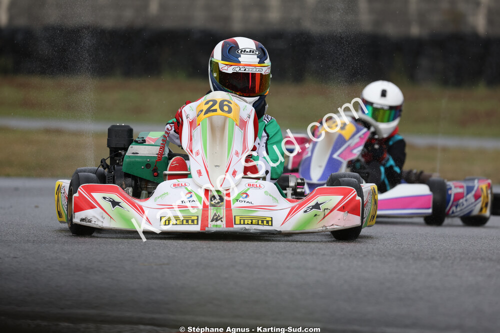 Romain GUILBERT — 04/10/2026 : 5ème manche du Trophée Ufolep Karting Nouvelle Aquitaine à Lescar (Photos Stéphane Agnus) 2026 — karting