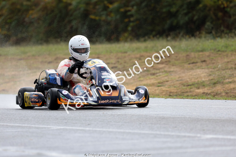 Baptiste STEFANAZZI — 04/10/2026 : 5ème manche du Trophée Ufolep Karting Nouvelle Aquitaine à Lescar (Photos Stéphane Agnus) 2026 — karting