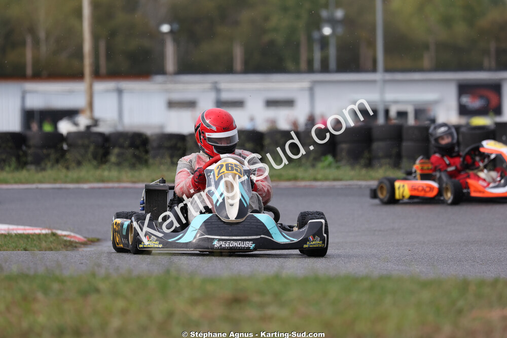 Mathéo ROUX — 04/10/2026 : 5ème manche du Trophée Ufolep Karting Nouvelle Aquitaine à Lescar (Photos Stéphane Agnus) 2026 — karting