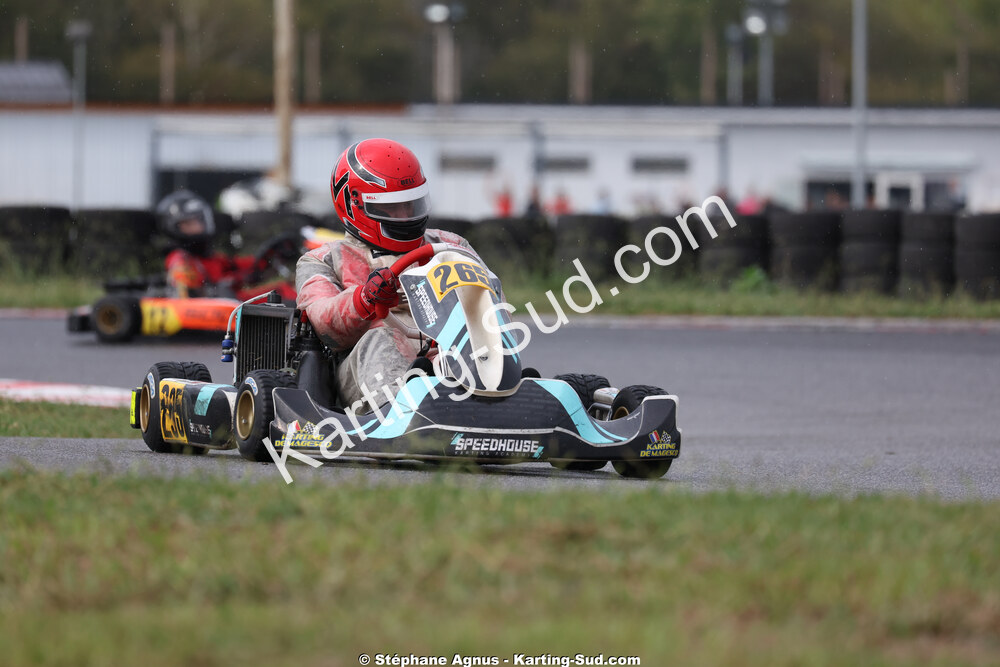 Mathéo ROUX — 04/10/2026 : 5ème manche du Trophée Ufolep Karting Nouvelle Aquitaine à Lescar (Photos Stéphane Agnus) 2026 — karting