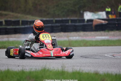Matheo COURBIERES — 25/10/2026 : 3ème manche du Challenge Jean-Claude Sanchez à Aigues-Vives 2026 — karting