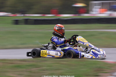 Thomas SUZANNE — 25/10/2026 : 3ème manche du Challenge Jean-Claude Sanchez à Aigues-Vives 2026 — karting