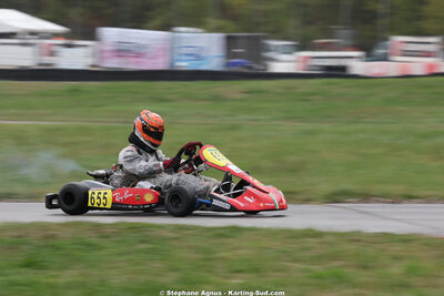 Matheo COURBIERES — 25/10/2026 : 3ème manche du Challenge Jean-Claude Sanchez à Aigues-Vives 2026 — karting