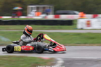 Matheo COURBIERES — 25/10/2026 : 3ème manche du Challenge Jean-Claude Sanchez à Aigues-Vives 2026 — karting