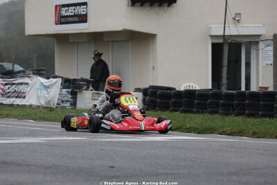 Matheo COURBIERES — 25/10/2026 : 3ème manche du Challenge Jean-Claude Sanchez à Aigues-Vives 2026 — karting