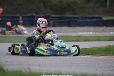 Gabin BONAFOS — 25/10/2026 : 3ème manche du Challenge Jean-Claude Sanchez à Aigues-Vives 2026 — karting