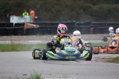 Gabin BONAFOS — 25/10/2026 : 3ème manche du Challenge Jean-Claude Sanchez à Aigues-Vives 2026 — karting