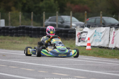 Gabin BONAFOS — 25/10/2026 : 3ème manche du Challenge Jean-Claude Sanchez à Aigues-Vives 2026 — karting