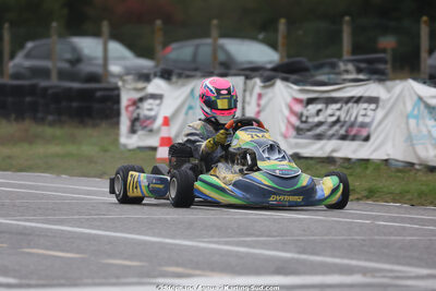 Gabin BONAFOS — 25/10/2026 : 3ème manche du Challenge Jean-Claude Sanchez à Aigues-Vives 2026 — karting
