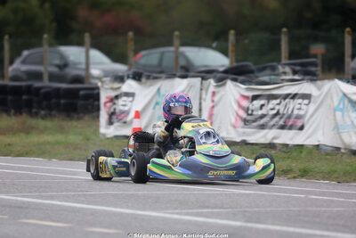 Mathis MESPOULEDE — 25/10/2026 : 3ème manche du Challenge Jean-Claude Sanchez à Aigues-Vives 2026 — karting
