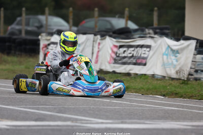 Victor GAYRAUD — 25/10/2026 : 3ème manche du Challenge Jean-Claude Sanchez à Aigues-Vives 2026 — karting