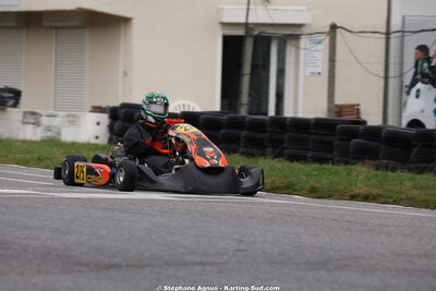 Alyssa DECARIS — 25/10/2026 : 3ème manche du Challenge Jean-Claude Sanchez à Aigues-Vives 2026 — karting