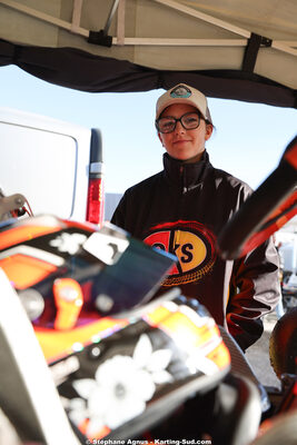 Alyssa DECARIS — 25/10/2026 : 3ème manche du Challenge Jean-Claude Sanchez à Aigues-Vives 2026 — karting