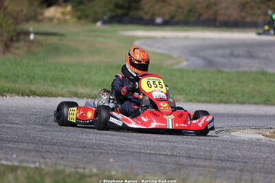 Matheo COURBIERES — 25/10/2026 : 3ème manche du Challenge Jean-Claude Sanchez à Aigues-Vives 2026 — karting