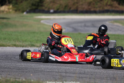 Matheo COURBIERES — 25/10/2026 : 3ème manche du Challenge Jean-Claude Sanchez à Aigues-Vives 2026 — karting