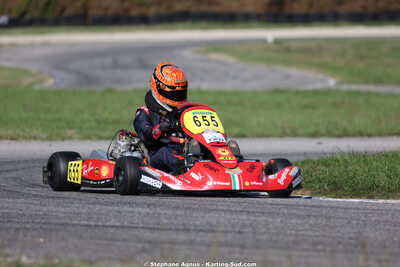 Matheo COURBIERES — 25/10/2026 : 3ème manche du Challenge Jean-Claude Sanchez à Aigues-Vives 2026 — karting