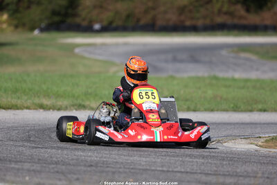 Matheo COURBIERES — 25/10/2026 : 3ème manche du Challenge Jean-Claude Sanchez à Aigues-Vives 2026 — karting