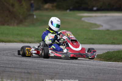 Louka BOUSSES — 25/10/2026 : 3ème manche du Challenge Jean-Claude Sanchez à Aigues-Vives 2026 — karting