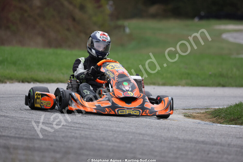 John HUGUET — 25/10/2026 : 3ème manche du Challenge Jean-Claude Sanchez à Aigues-Vives 2026 — karting