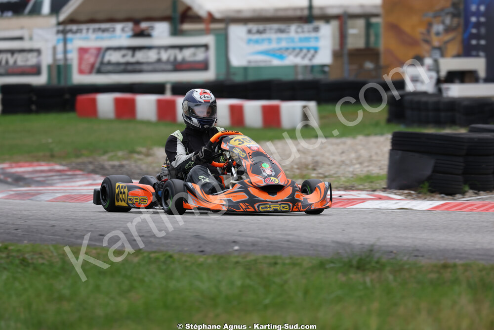 John HUGUET — 25/10/2026 : 3ème manche du Challenge Jean-Claude Sanchez à Aigues-Vives 2026 — karting