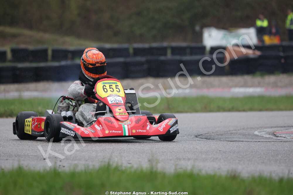 Matheo COURBIERES — 25/10/2026 : 3ème manche du Challenge Jean-Claude Sanchez à Aigues-Vives 2026 — karting