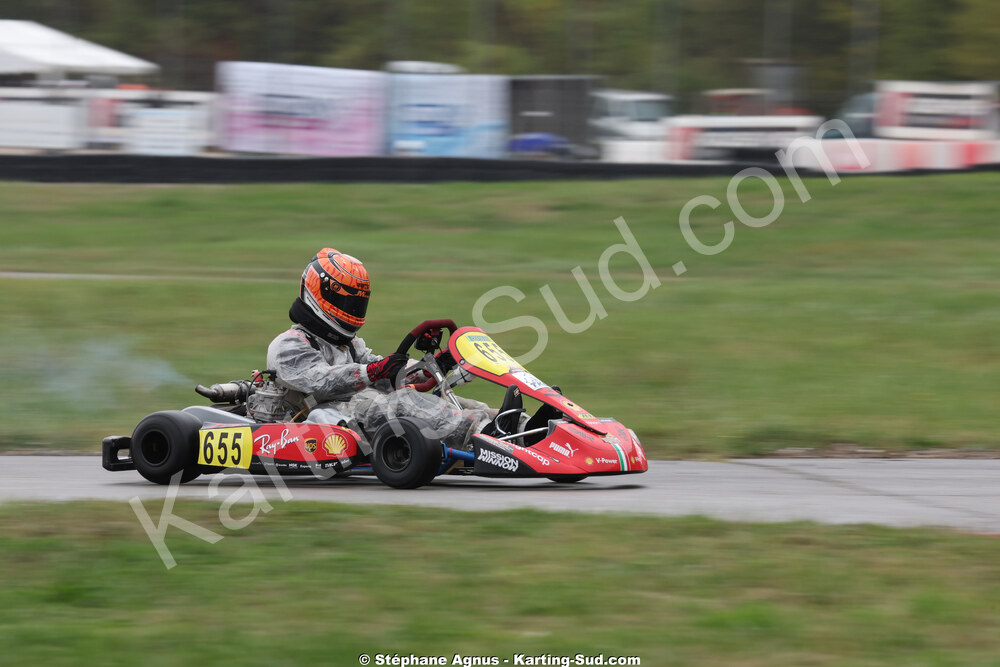 Matheo COURBIERES — 25/10/2026 : 3ème manche du Challenge Jean-Claude Sanchez à Aigues-Vives 2026 — karting