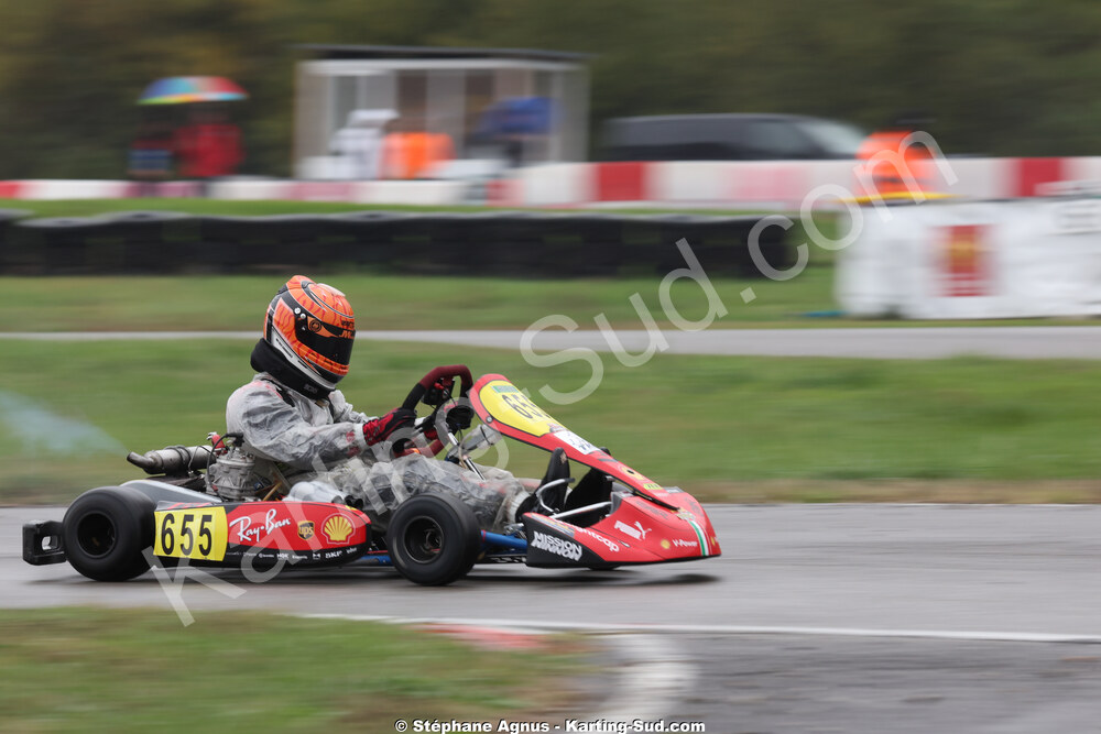 Matheo COURBIERES — 25/10/2026 : 3ème manche du Challenge Jean-Claude Sanchez à Aigues-Vives 2026 — karting