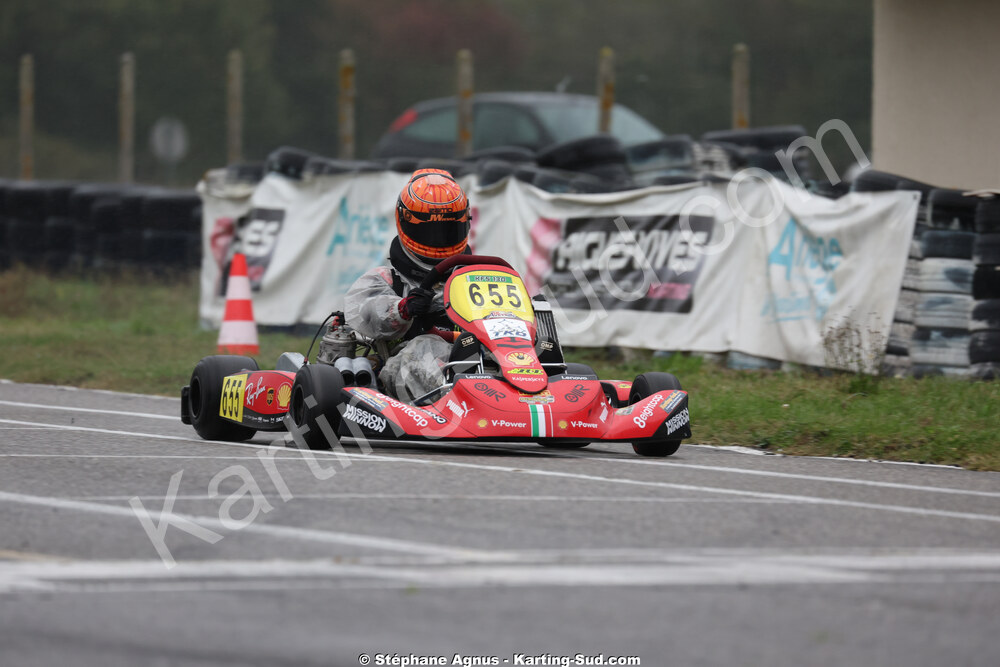 Matheo COURBIERES — 25/10/2026 : 3ème manche du Challenge Jean-Claude Sanchez à Aigues-Vives 2026 — karting