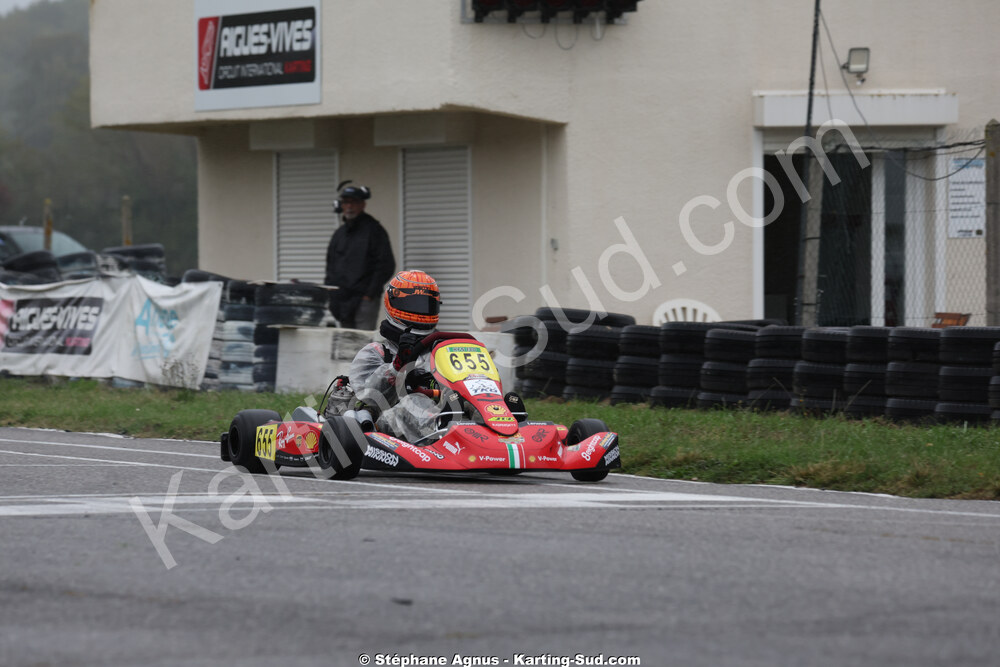 Matheo COURBIERES — 25/10/2026 : 3ème manche du Challenge Jean-Claude Sanchez à Aigues-Vives 2026 — karting