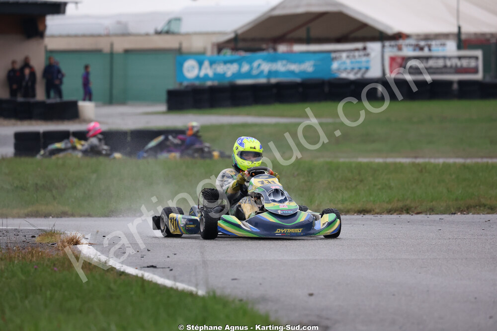 Dayan SERANO — 25/10/2026 : 3ème manche du Challenge Jean-Claude Sanchez à Aigues-Vives 2026 — karting
