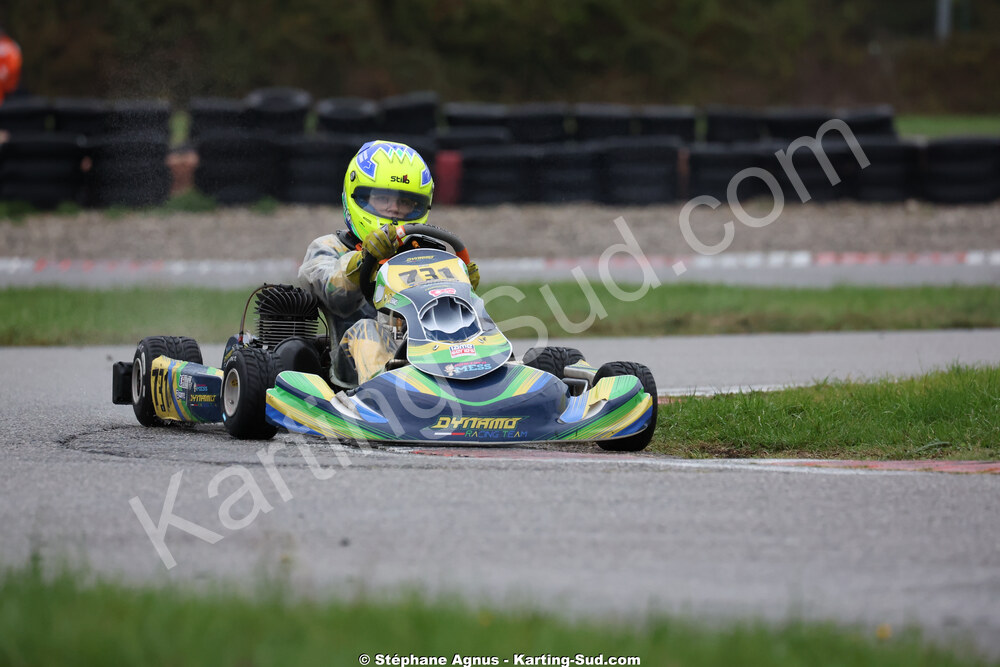 Dayan SERANO — 25/10/2026 : 3ème manche du Challenge Jean-Claude Sanchez à Aigues-Vives 2026 — karting