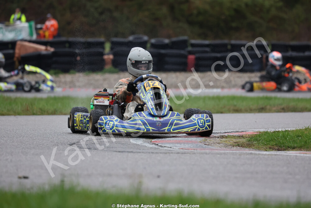 Jules BAQUE — 25/10/2026 : 3ème manche du Challenge Jean-Claude Sanchez à Aigues-Vives 2026 — karting