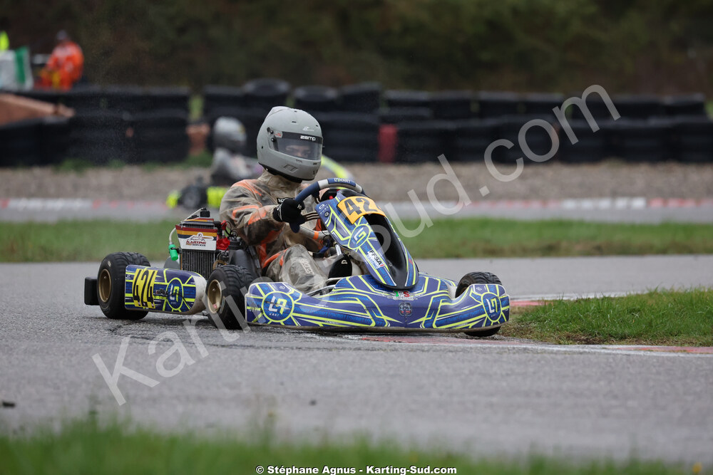 Jules BAQUE — 25/10/2026 : 3ème manche du Challenge Jean-Claude Sanchez à Aigues-Vives 2026 — karting