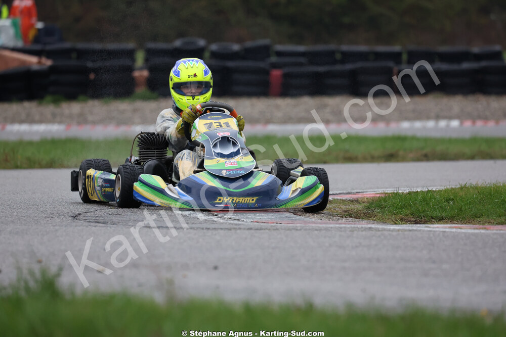 Dayan SERANO — 25/10/2026 : 3ème manche du Challenge Jean-Claude Sanchez à Aigues-Vives 2026 — karting