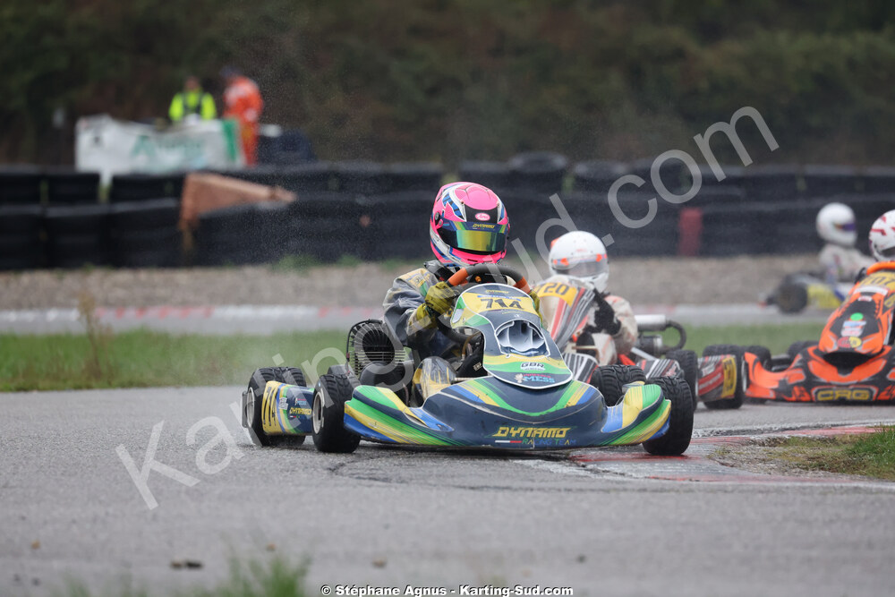 Gabin BONAFOS — 25/10/2026 : 3ème manche du Challenge Jean-Claude Sanchez à Aigues-Vives 2026 — karting