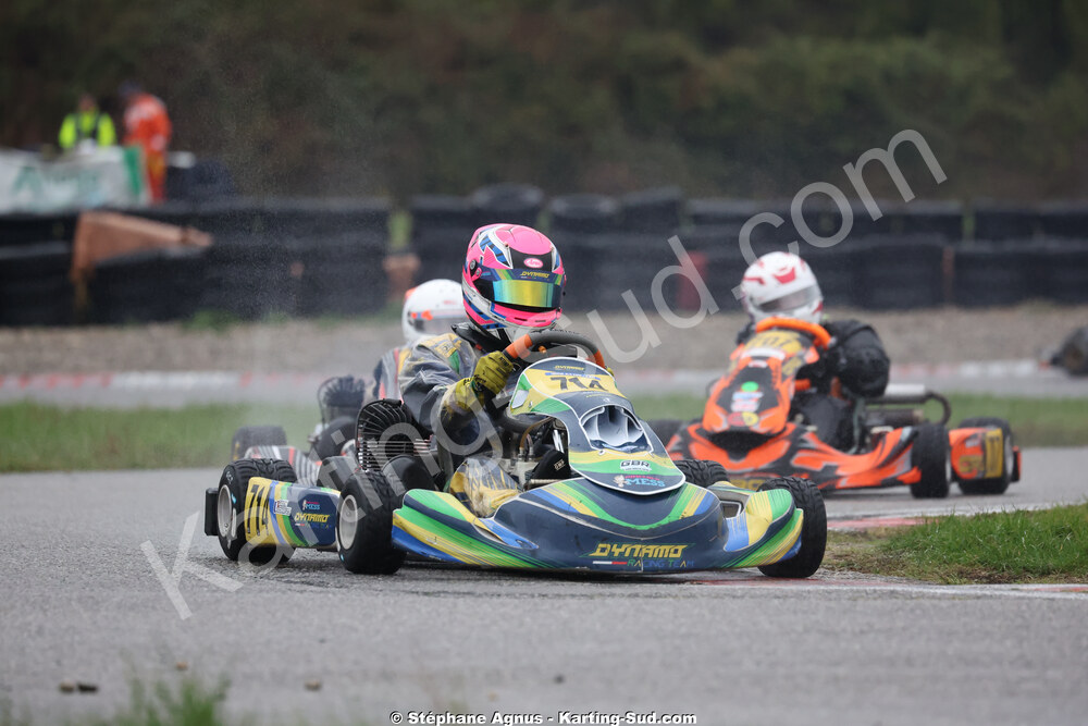 Gabin BONAFOS — 25/10/2026 : 3ème manche du Challenge Jean-Claude Sanchez à Aigues-Vives 2026 — karting