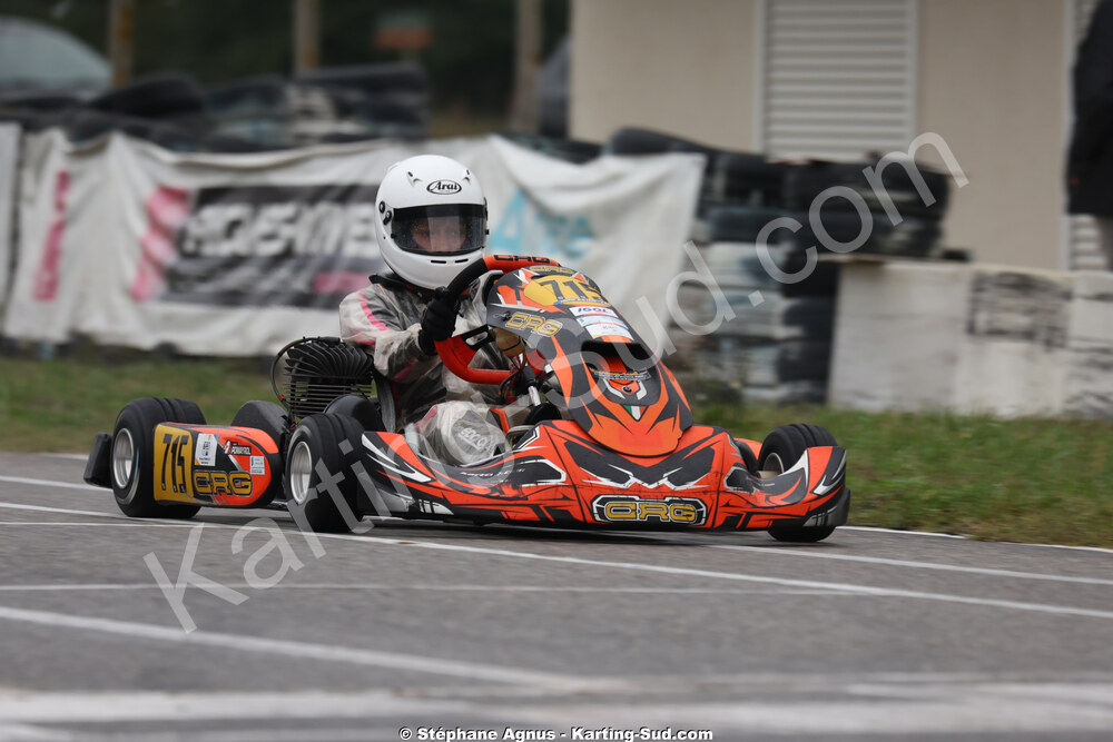 Lalie POMAYROL — 25/10/2026 : 3ème manche du Challenge Jean-Claude Sanchez à Aigues-Vives 2026 — karting
